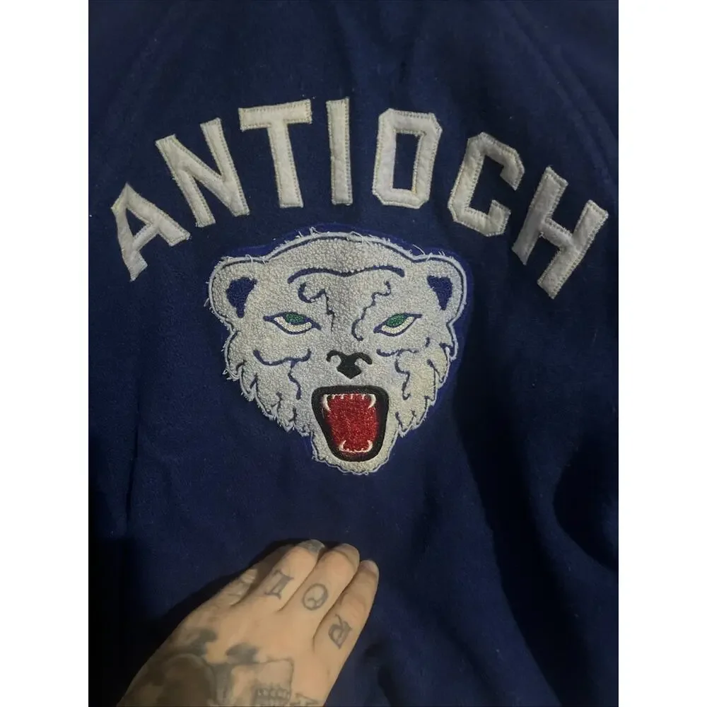 RARE VTG 1950s Nashville Tennessee Antioch High School Letterman Jacket Small